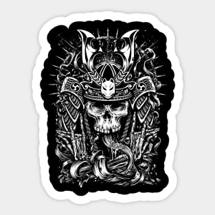 Samurai (white) Sticker